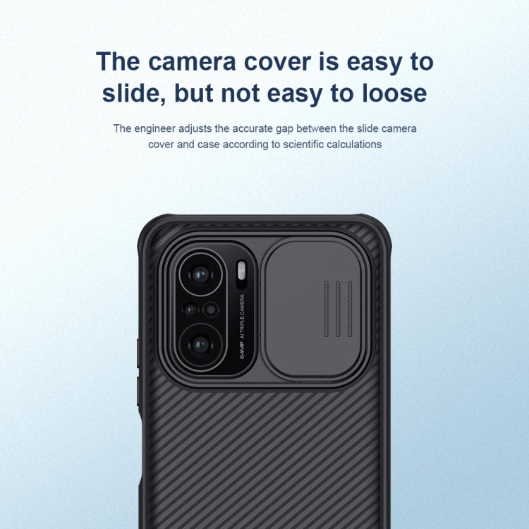 NILLKIN Black Mirror Pro Series Camshield Full Coverage Dust-proof Scratch Resistant PC Case, For Xiaomi Redmi K40 / K40 Pro / K40 Pro+