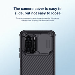NILLKIN Black Mirror Pro Series Camshield Full Coverage Dust-proof Scratch Resistant PC Case, For Xiaomi Redmi K40 / K40 Pro / K40 Pro+