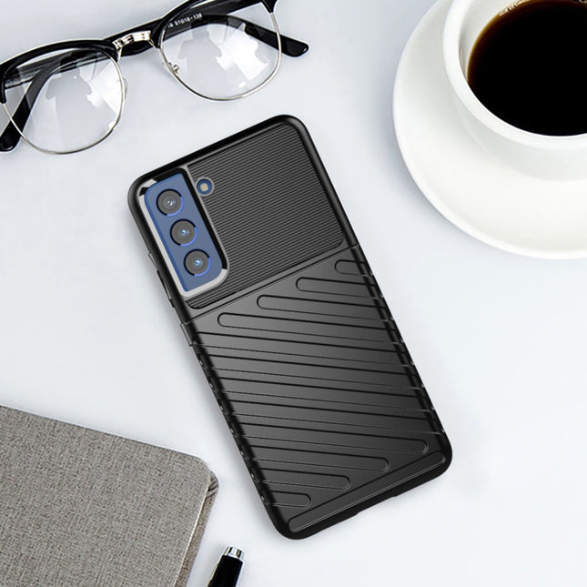 Thunderbolt Shockproof TPU Protective Soft Case, For Samsung Galaxy S21 FE