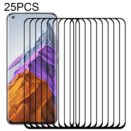 Edge Glue 25 PCS 9H HD 3D Curved Edge Tempered Glass Film, For OnePlus 9 Pro (25 PCS), For Xiaomi Mi 11i (25 PCS), For Xiaomi Mi 11 Ultra (25 PCS), For Xiaomi Mi 11 Pro (25 PCS)