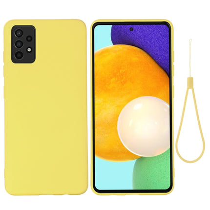 Pure Color Liquid Silicone Shockproof Full Coverage Case, For Samsung A52 5G / 4G, For Samsung A72 5G / 4G