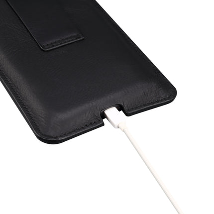 Universal Cow Leather Vertical Mobile Phone Leather Case Waist Bag For 6.1 inch and Below Phones, For 6.1 inch and Below Phones