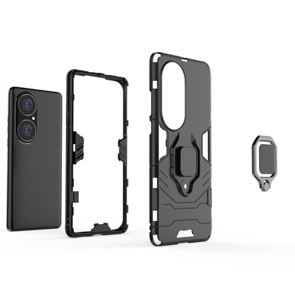 PC + TPU Shockproof Protective Case with Magnetic Ring Holder, For Huawei P50 Pro