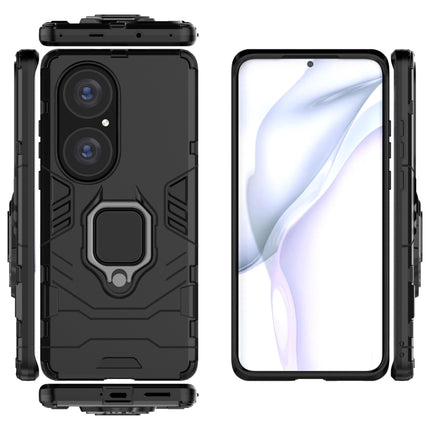 PC + TPU Shockproof Protective Case with Magnetic Ring Holder, For Huawei P50 Pro