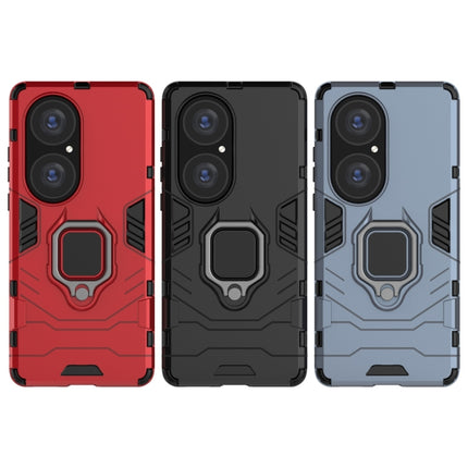 PC + TPU Shockproof Protective Case with Magnetic Ring Holder, For Huawei P50 Pro