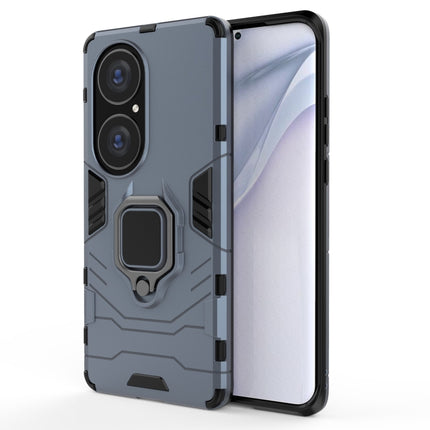 PC + TPU Shockproof Protective Case with Magnetic Ring Holder, For Huawei P50 Pro