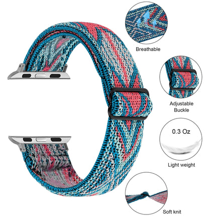 Elastic Watch Strap, For Apple Watch Series 7 45mm / 6 & SE & 5 & 4 44mm / 3 & 2 & 1 42mm, For Apple Watch Series 7 41mm / 6 & SE & 5 & 4 40mm / 3 & 2 & 1 38mm