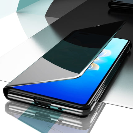 Electroplated Mirror Protective Case with Holder, For Huawei Mate X2
