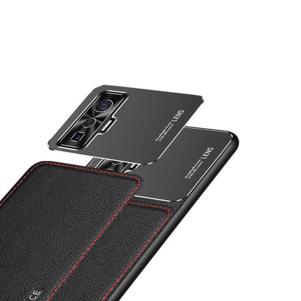 Frosted Metal + Leather Texture Protective Case, For OPPO Reno4 Pro, For vivo X50, For vivo S7, For vivo iQOO 5 5G, For iPhone 11