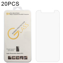 20 PCS 0.26mm 9H 2.5D Tempered Glass Film
