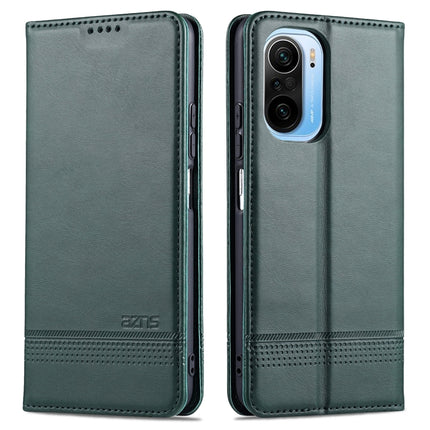 AZNS Magnetic Calf Texture Horizontal Flip Leather Case with Card Slots & Holder & Wallet, For Xiaomi Poco F3, For Samsung Galaxy A32 4G