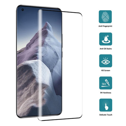 3D Curved Edge Full Screen Tempered Glass Film, For Xiaomi Mi 11 Ultra (1 PC), For Xiaomi Mi 11 Pro (1 PC)