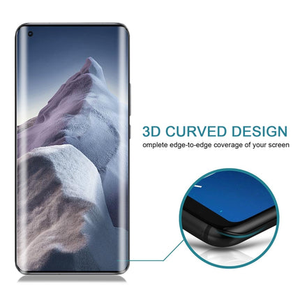 3D Curved Edge Full Screen Tempered Glass Film, For Xiaomi Mi 11 Ultra (1 PC), For Xiaomi Mi 11 Pro (1 PC)
