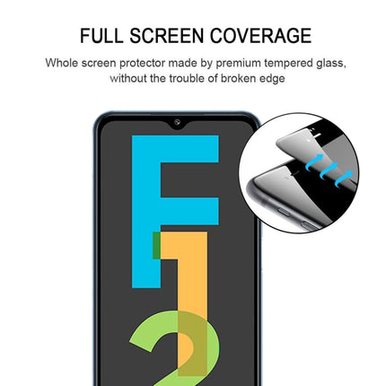 Full Glue Full Screen Tempered Glass Film, For Samsung Galaxy F12 (1 PCS), For Samsung Galaxy F02s (1 PCS), For Samsung Galaxy Quantum 2 (1 PCS)
