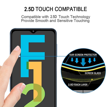 Full Glue Full Screen Tempered Glass Film, For Samsung Galaxy F12 (1 PCS), For Samsung Galaxy F02s (1 PCS), For Samsung Galaxy Quantum 2 (1 PCS)