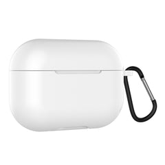 Einfarbige Silikon-Kopfhörer-Schutzhülle für AirPods 3, mit Haken