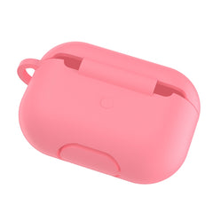 Solid Color Silicone Earphone Protective Case for AirPods 3, with Hook