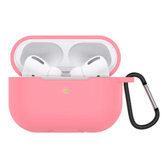 Solid Color Silicone Earphone Protective Case for AirPods 3, with Hook