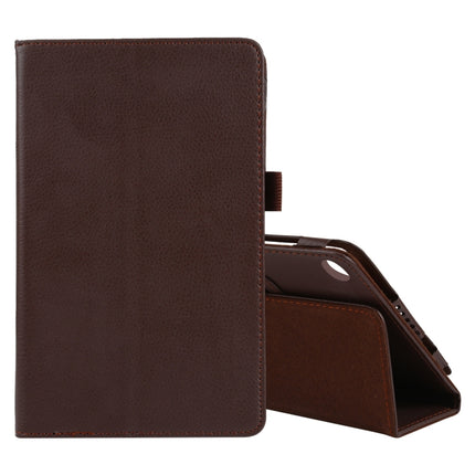 Litchi Texture Solid Color Horizontal Flip Leather Case with Holder & Pen Slot, For Lenovo Tab M7, For Lenovo Tab M8