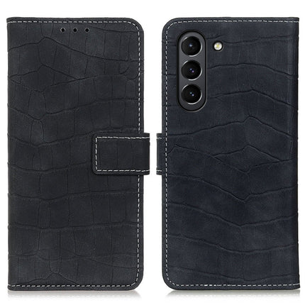 Crocodile Texture Horizontal Flip Leather Case with Holder & Card Slots & Wallet, For Samsung Galaxy S21 FE
