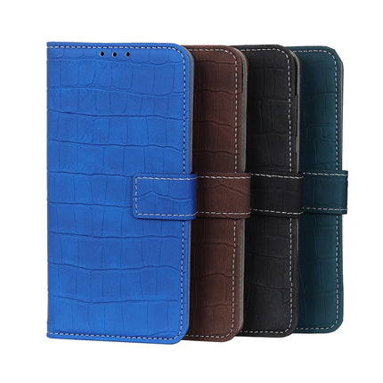 Crocodile Texture Horizontal Flip Leather Case with Holder & Card Slots & Wallet, For Samsung Galaxy S21 FE