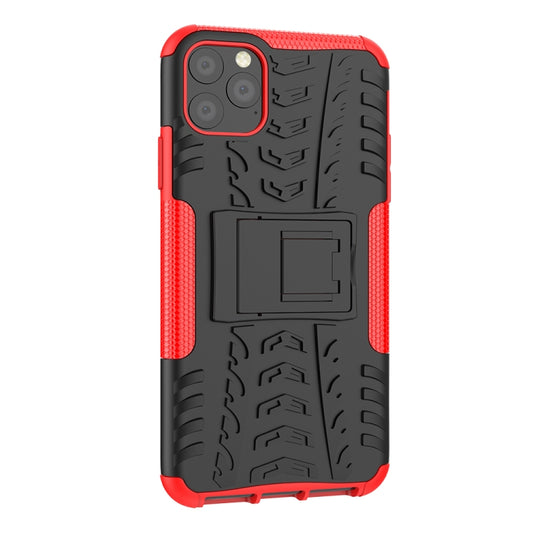 Funda a prueba de golpes de TPU + PC con textura de neumático y soporte, para iPhone 11 Pro Max, para iPhone 11 Pro, para iPhone 11