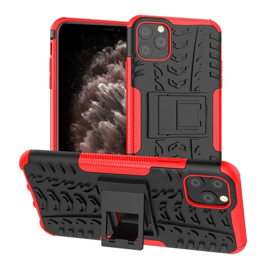 Funda a prueba de golpes de TPU + PC con textura de neumático y soporte, para iPhone 11 Pro Max, para iPhone 11 Pro, para iPhone 11