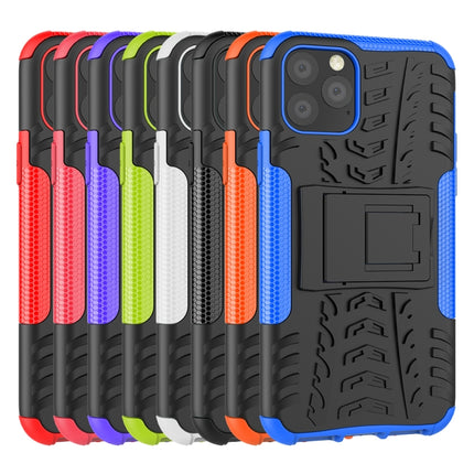 Tire Texture TPU + PC Shockproof Case with Holder, For iPhone 11 Pro, For iPhone 11