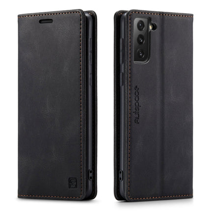 AutSpace A01 Retro Skin-feel Crazy Horse Texture Horizontal Flip Leather Case with Holder & Card Slots & Wallet & RFID, For Samsung Galaxy S21 5G, For Samsung Galaxy A52 5G / 4G