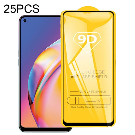 For OPPO A74 5G 25pcs 9D Full Glue Full Screen Tempered Glass Film, For OPPO Reno5 Z (25 PCS), For OPPO A74 5G (25 PCS), For OPPO F19 (25 PCS), For OPPO A54 (25 PCS), For OPPO Find X3 Lite (25 PCS), For OPPO F19 Pro / F19 Pro+ (25 PCS)�����������������...