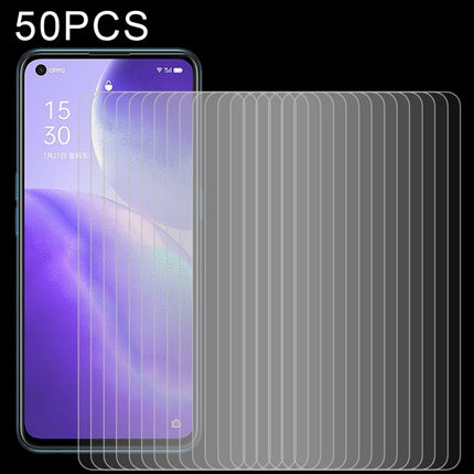 50pcs 0.26mm 9H 2.5D Tempered Glass Film, For OPPO Reno5 Z (50 PCS), For OPPO A74 5G (50 PCS), For OPPO F19 (50 PCS), For OPPO A54 (50 PCS), For OPPO Find X3 Lite (50 PCS), For OPPO F19 Pro / F19 Pro+ (50 PCS), For OPPO Reno5 Lite (50 PCS)             ...