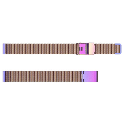 For Fitbit Inspire / Inspire HR / Ace 2 Double Insurance Buckle Milanese Replacement Strap Watchband