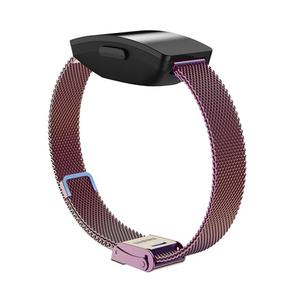 For Fitbit Inspire / Inspire HR / Ace 2 Double Insurance Buckle Milanese Replacement Strap Watchband
