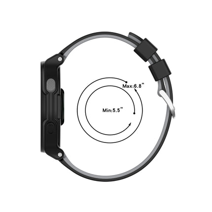 For Garmin Approach S2 / S4 Two-color Silicone Replacement Strap Watchband, For Garmin Approach S2 / S4
