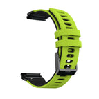 For Garmin Fenix 6X / Lime Green Black
