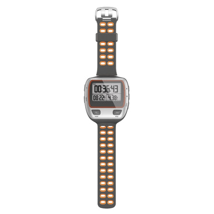 For Garmin Forerunner 310XT Two-color Silicone Replacement Strap Watchband