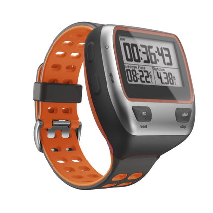 For Garmin Forerunner 310XT Two-color Silicone Replacement Strap Watchband