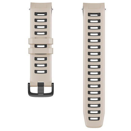 For Garmin Instinct / Instinct Esports Two-color Silicone Replacement Strap Watchband