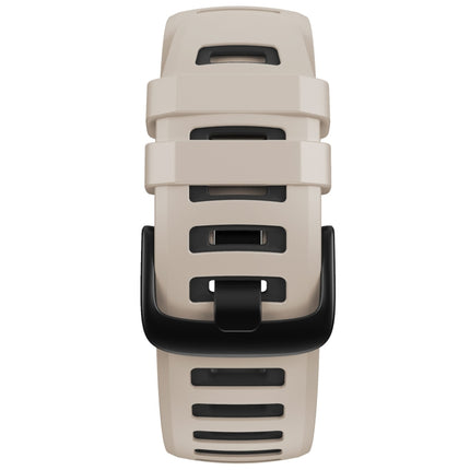 For Garmin Instinct / Instinct Esports Two-color Silicone Replacement Strap Watchband