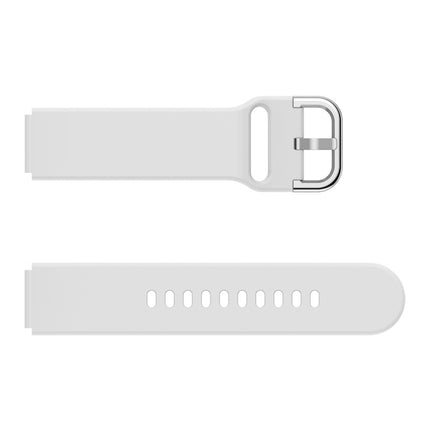 For Xiaomi Mi Watch Electroplating Buckle Silicone Replacement Strap Watchband
