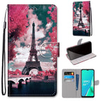 For OPPO A9 (2020) / A5 (2020) / A11X / A11 / Pink Flower Tower Bridge