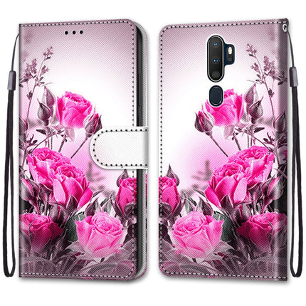 Coloured Drawing Cross Texture Horizontal Flip PU Leather Case with Holder & Card Slots & Wallet & Lanyard, For OPPO A9 (2020) / A5 (2020) / A11X / A11