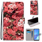 For OPPO A53 4G(2020) / A53s / A32 / A33 (2020) / Pink Rose Garden