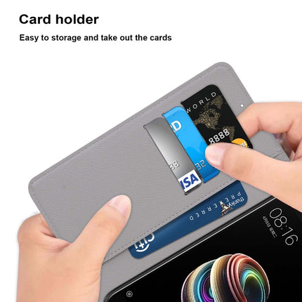 Coloured Drawing Cross Texture Horizontal Flip PU Leather Case with Holder & Card Slots & Wallet & Lanyard, For OPPO F17 Pro / A93 4G / Reno4 Lite / Reno4 F