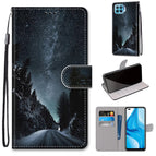 For OPPO F17 Pro / A93 4G / Reno4 Lite / Reno4 F / Mountain Road Starry Sky