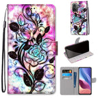 For Xiaomi Redmi K40 / K40 Pro / K40 Pro+ / Mi 11i / Poco F3 / Color Bottom Hollow Flower