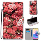 For Xiaomi Redmi Note 10 5G / Pink Rose Garden