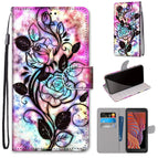 For Samsung Galaxy Xcover 5 / Color Bottom Hollow Flower