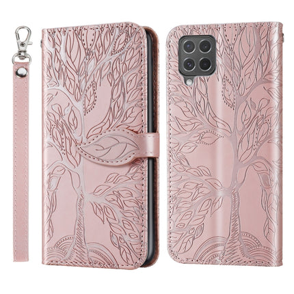 Life of Tree Embossing Pattern Horizontal Flip Leather Case with Holder & Card Slot & Wallet & Photo Frame & Lanyard, For Samsung Galaxy A02, For Samsung Galaxy A32 5G, For Samsung Galaxy M62, For Xiaomi Mi 11