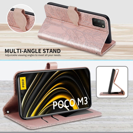 Life of Tree Embossing Pattern Horizontal Flip Leather Case with Holder & Card Slot & Wallet & Photo Frame & Lanyard, For Xiaomi Poco M3